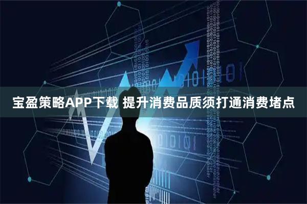 宝盈策略APP下载 提升消费品质须打通消费堵点